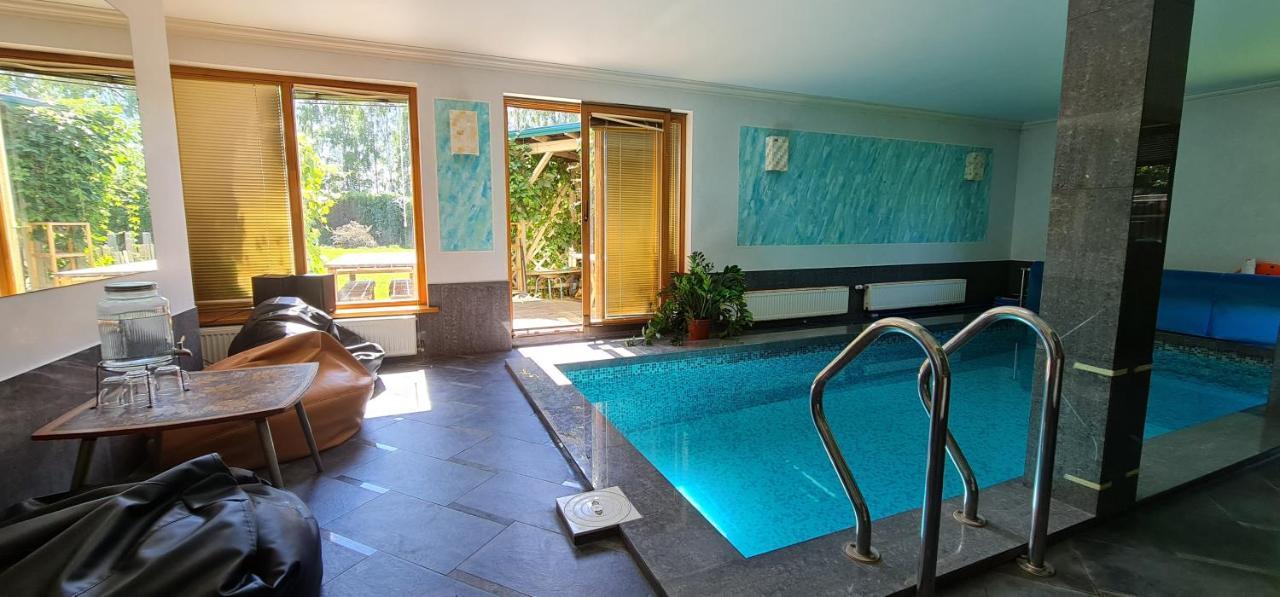Spacious House With Indoor Pool & Sauna. Ādaži 外观 照片