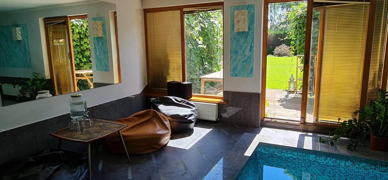 Spacious House With Indoor Pool & Sauna. Ādaži 外观 照片